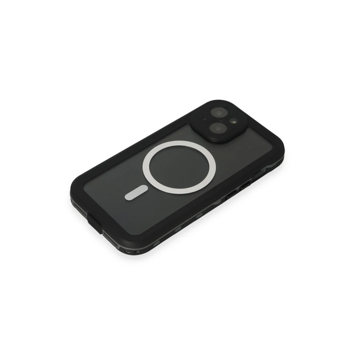 Newface Apple iPhone 15 Kılıf Red Pepper Magneticsafe Su Geçirmez Kılıf - Siyah-Gri — görsel 8