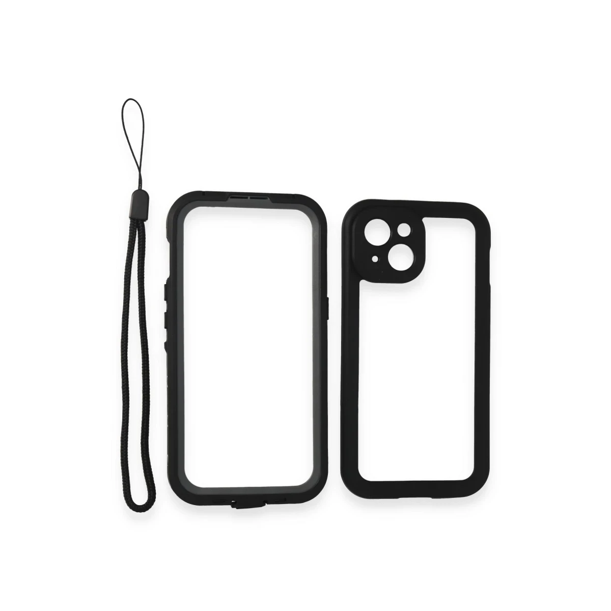 Newface Apple iPhone 15 Kılıf Red Pepper Magneticsafe Su Geçirmez Kılıf - Siyah-Gri — görsel 9