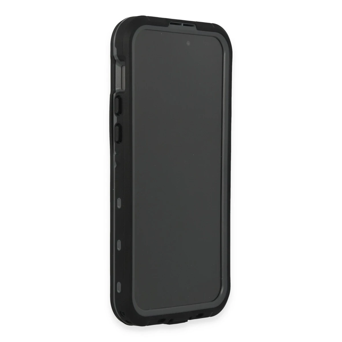 Newface Apple iPhone 15 Pro Kılıf Red Pepper Magneticsafe Su Geçirmez Kılıf - Siyah-Gri — görsel 10