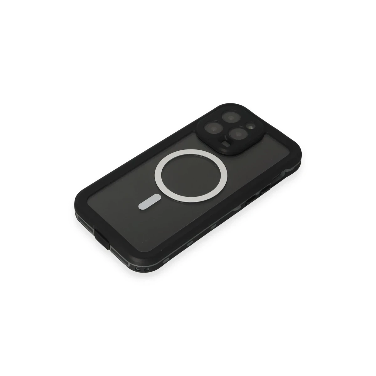 Newface Apple iPhone 15 Pro Kılıf Red Pepper Magneticsafe Su Geçirmez Kılıf - Siyah-Gri — görsel 12