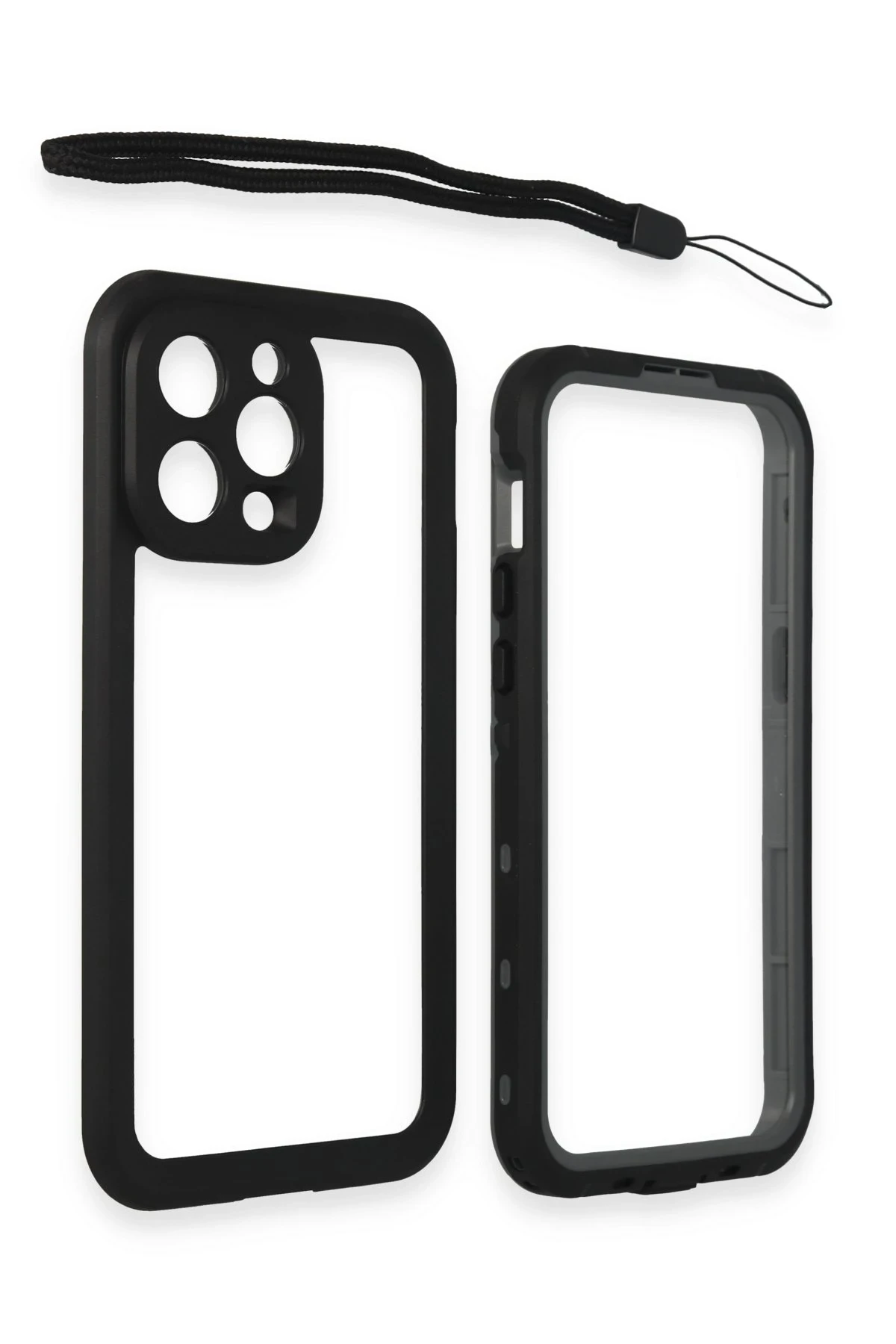 Newface Apple iPhone 15 Pro Kılıf Red Pepper Magneticsafe Su Geçirmez Kılıf - Siyah-Gri — görsel 6