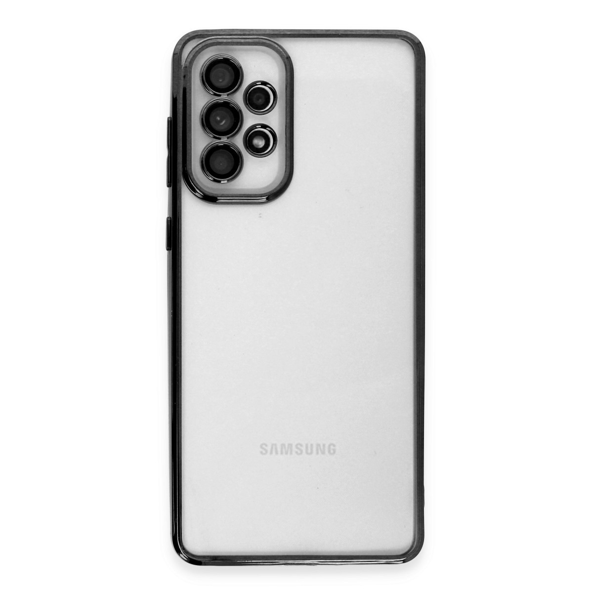 Newface Samsung Galaxy A73 5G Kılıf Razer Lensli Silikon - Siyah — görsel 10