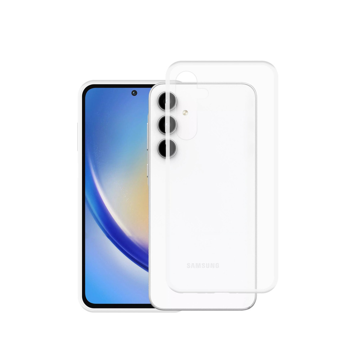 Newface Samsung Galaxy A35 5G Kılıf Lüx Şeffaf Silikon — görsel 7