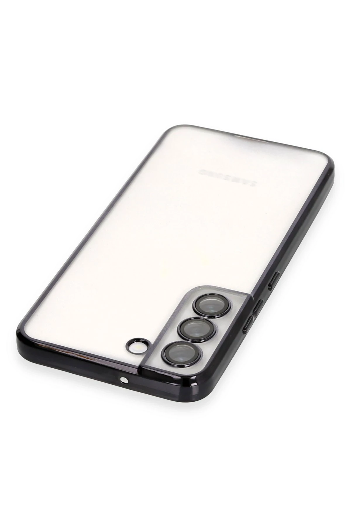Newface Samsung Galaxy S22 Kılıf Razer Lensli Silikon - Siyah — görsel 3