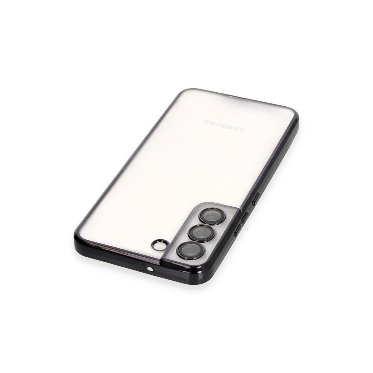 Newface Samsung Galaxy S22 Kılıf Razer Lensli Silikon - Siyah — görsel 11
