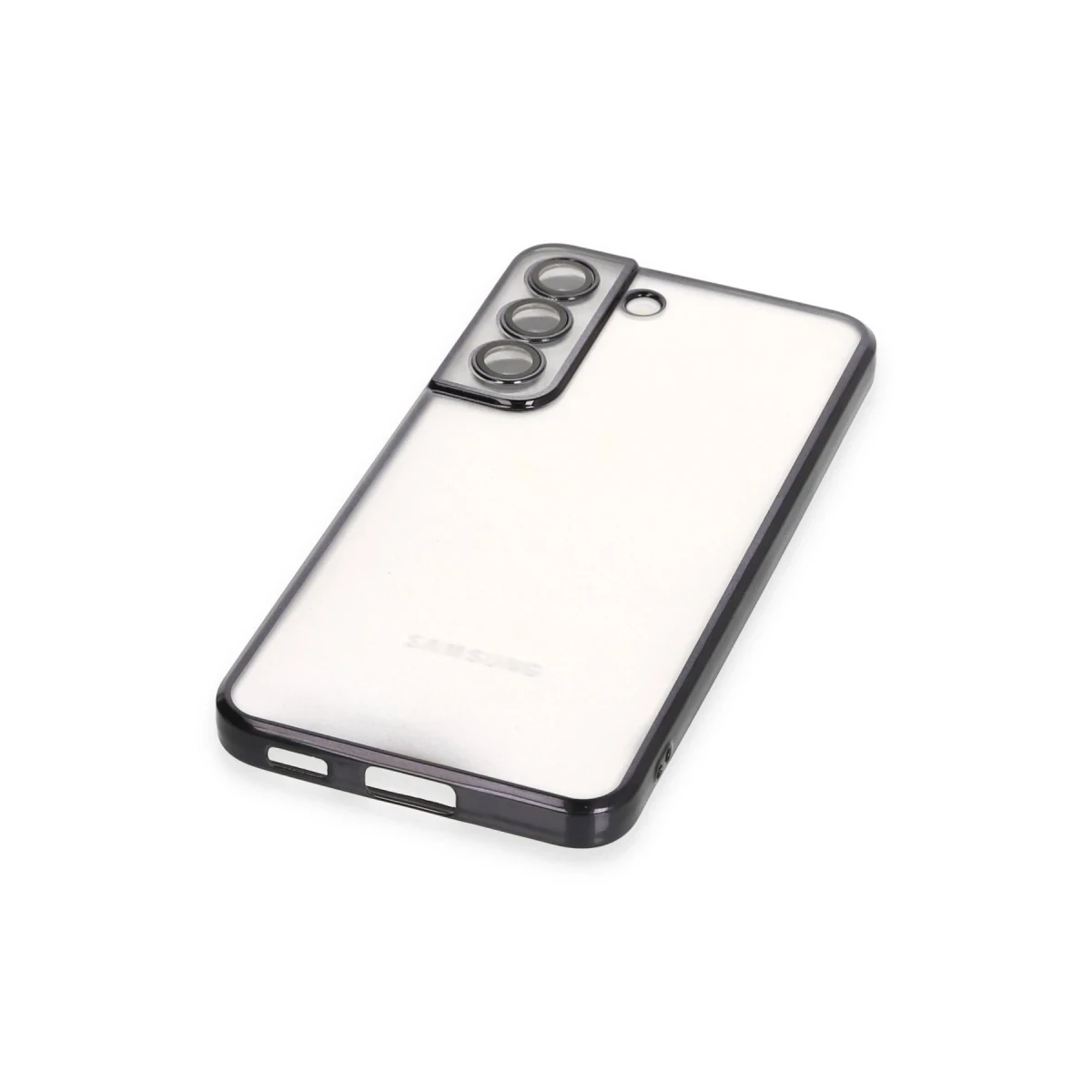 Newface Samsung Galaxy S22 Kılıf Razer Lensli Silikon - Siyah — görsel 8