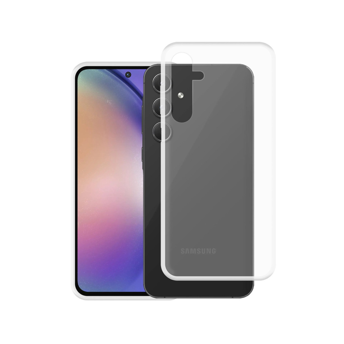 Newface Samsung Galaxy A55 5G Kılıf Lüx Şeffaf Silikon — görsel 7