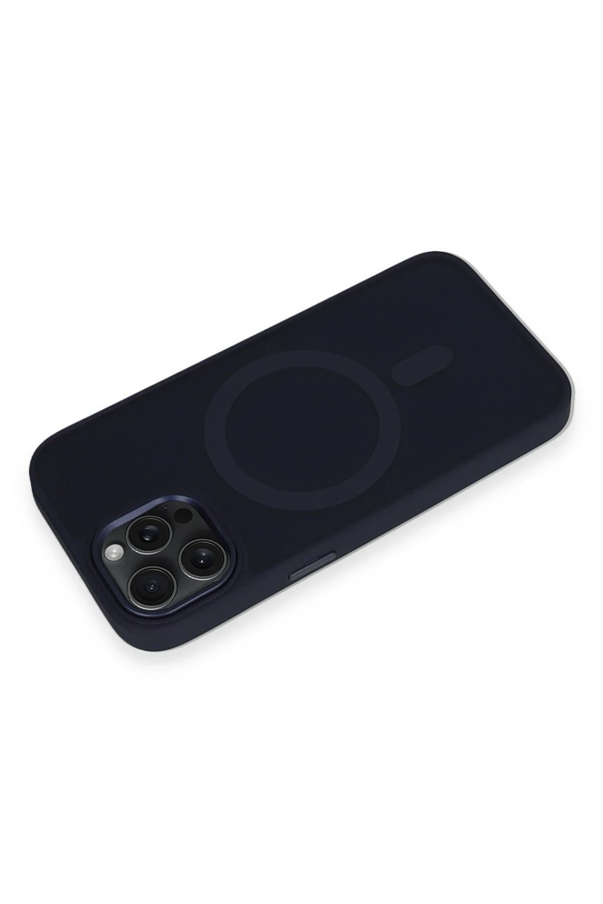 Newface iPhone 15 Pro Kılıf Oslo Magsafe Kapak - Lacivert