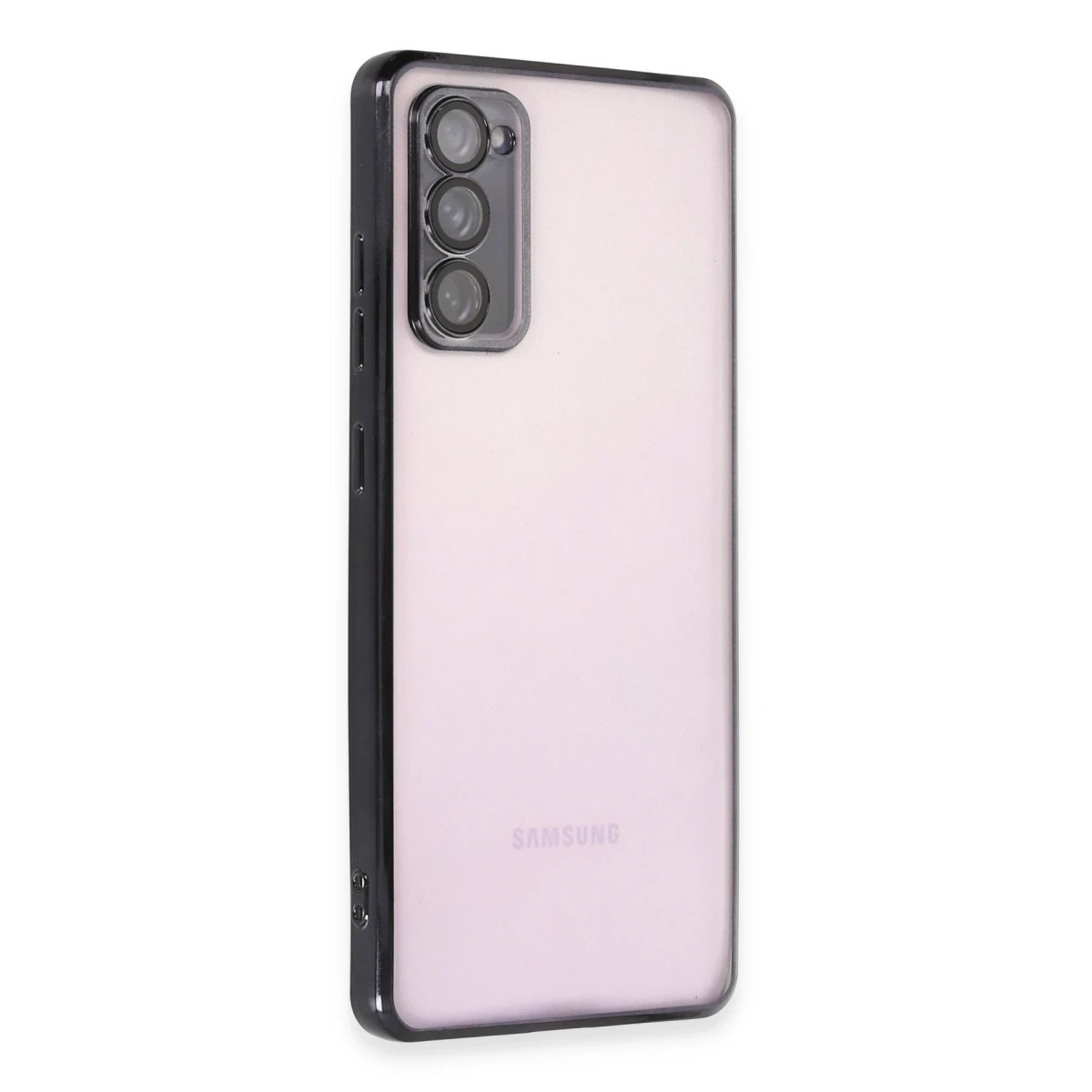 Newface Samsung Galaxy S20 FE Kılıf Razer Lensli Silikon - Siyah — görsel 5