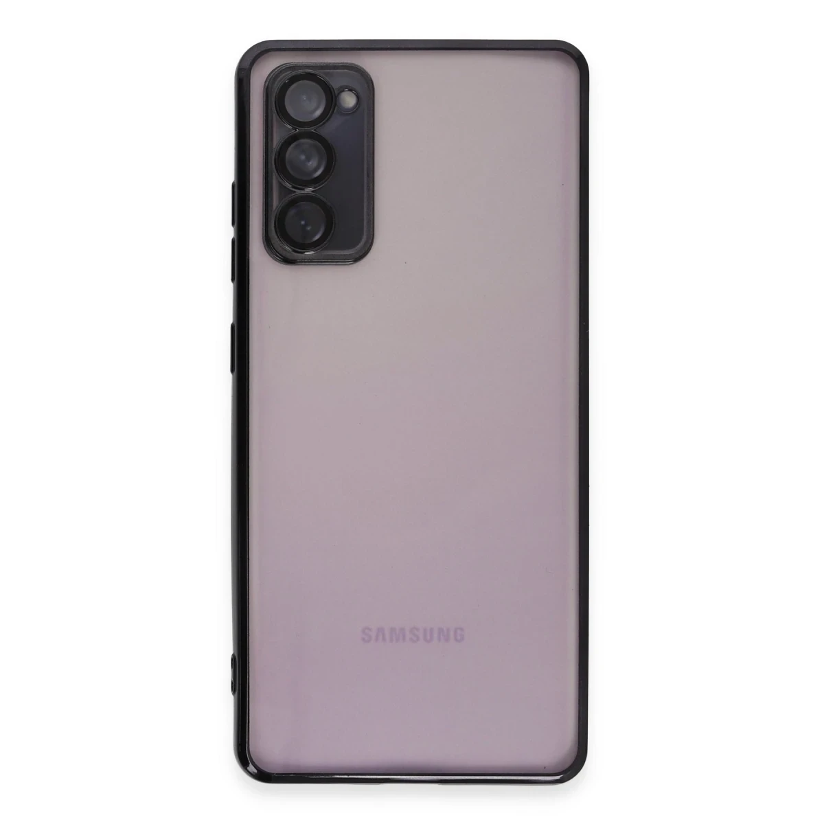 Newface Samsung Galaxy S20 FE Kılıf Razer Lensli Silikon - Siyah — görsel 6
