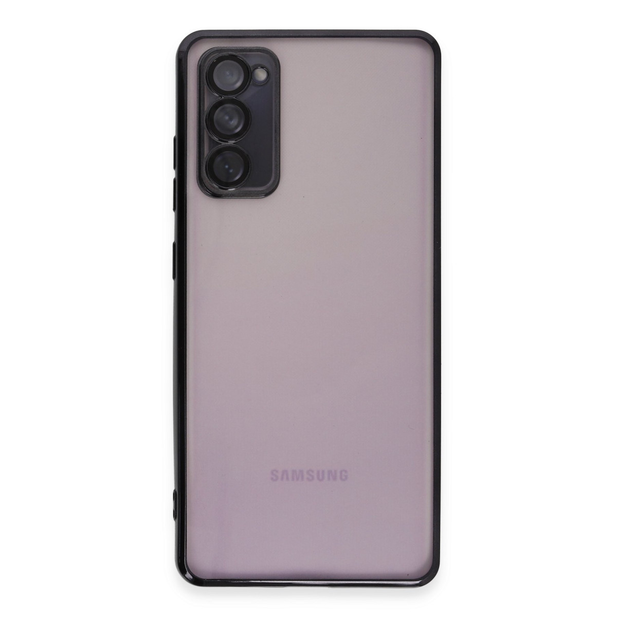 Newface Samsung Galaxy S20 FE Kılıf Razer Lensli Silikon - Siyah — görsel 10