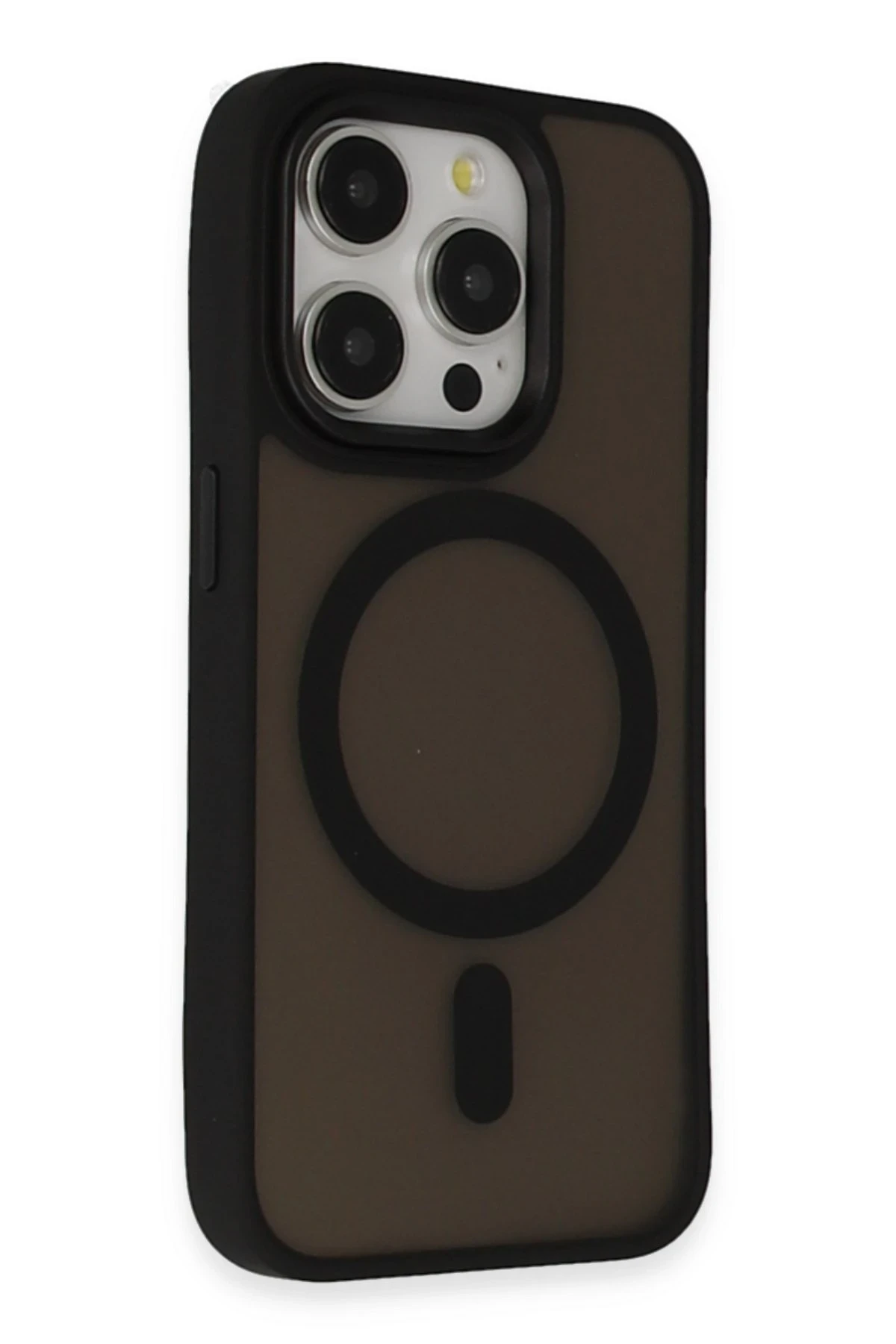 Newface Apple iPhone 14 Pro Max Kılıf Oslo Magsafe Kapak - Siyah — görsel 2
