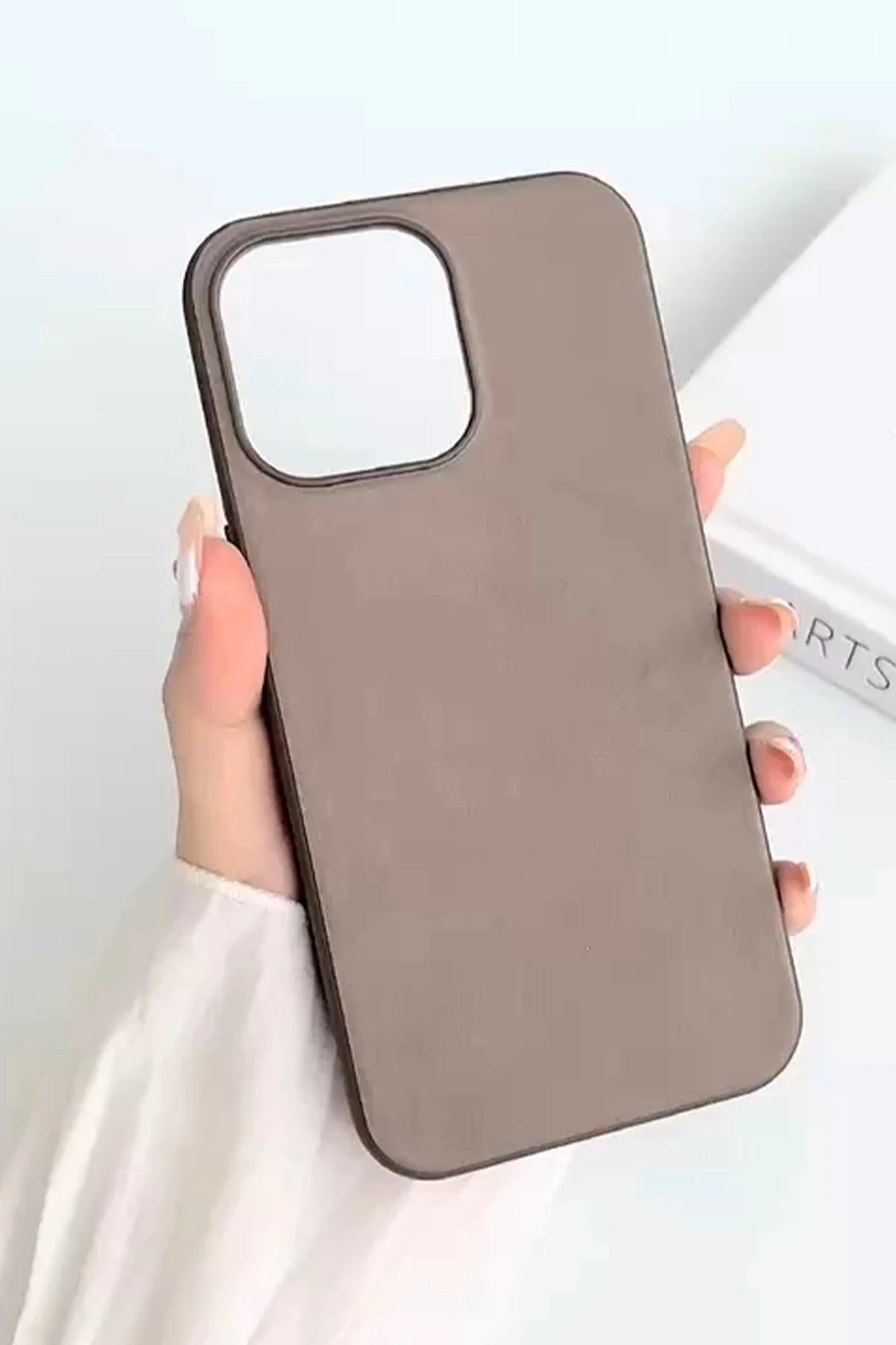 Newface iPhone 15 Pro Kılıf Karen Magsafe Kapak - Kahverengi