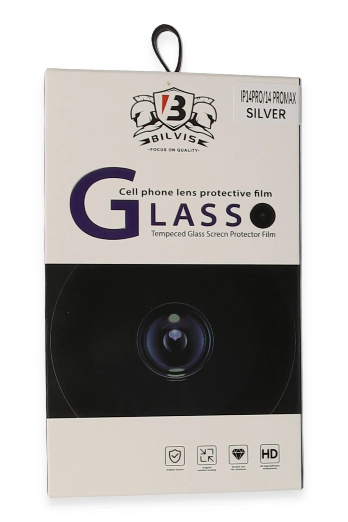 Newface iPhone 14 Pro Max Bilvis Titan Kamera Lens - Gümüş