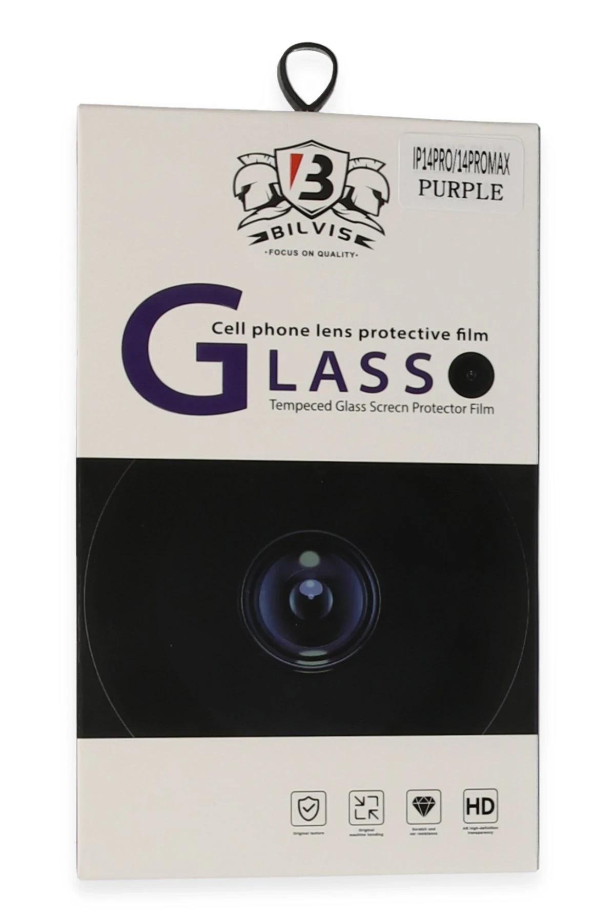 Newface iPhone 14 Pro Max Bilvis Titan Kamera Lens - Derin Mor