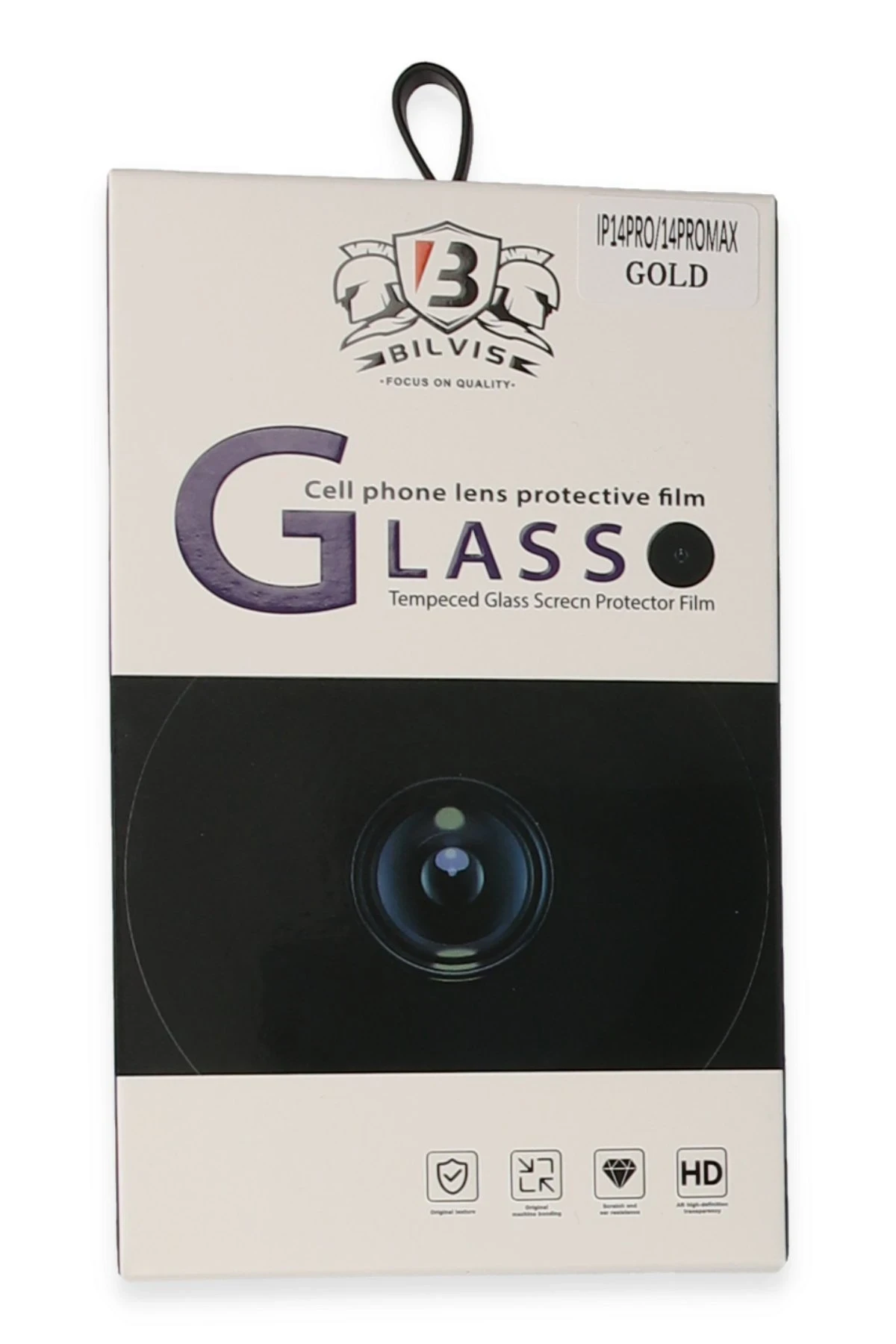 Newface iPhone 14 Pro Max Bilvis Titan Kamera Lens - Gold