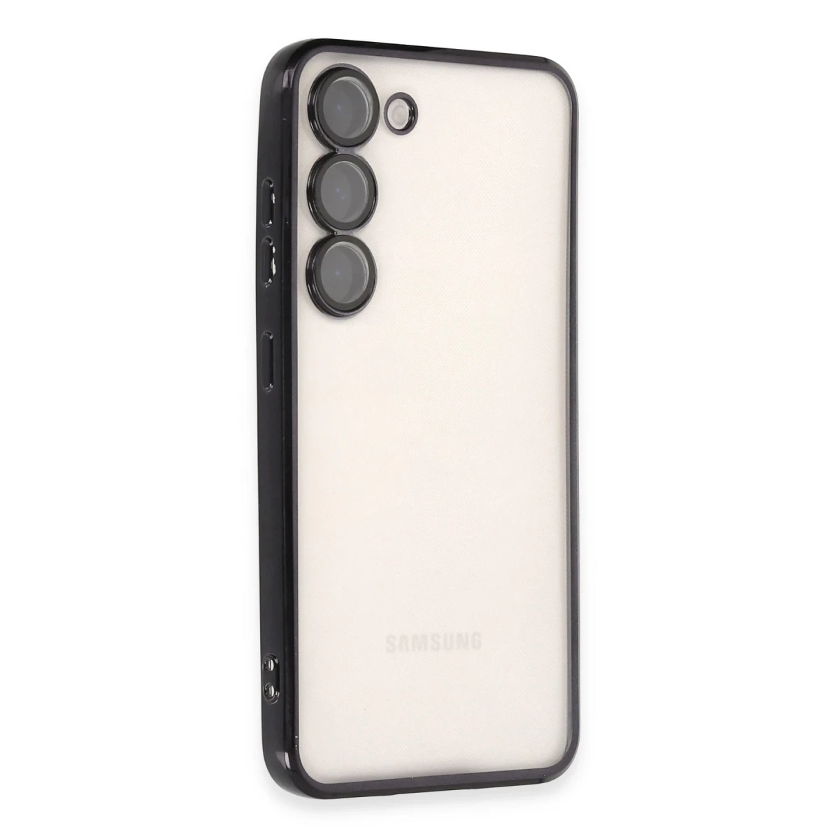 Newface Samsung Galaxy S23 Plus Kılıf Razer Lensli Silikon - Siyah — görsel 5