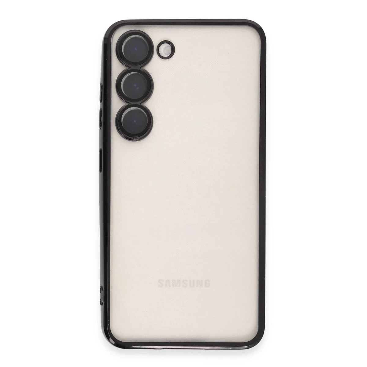Newface Samsung Galaxy S23 Plus Kılıf Razer Lensli Silikon - Siyah — görsel 6