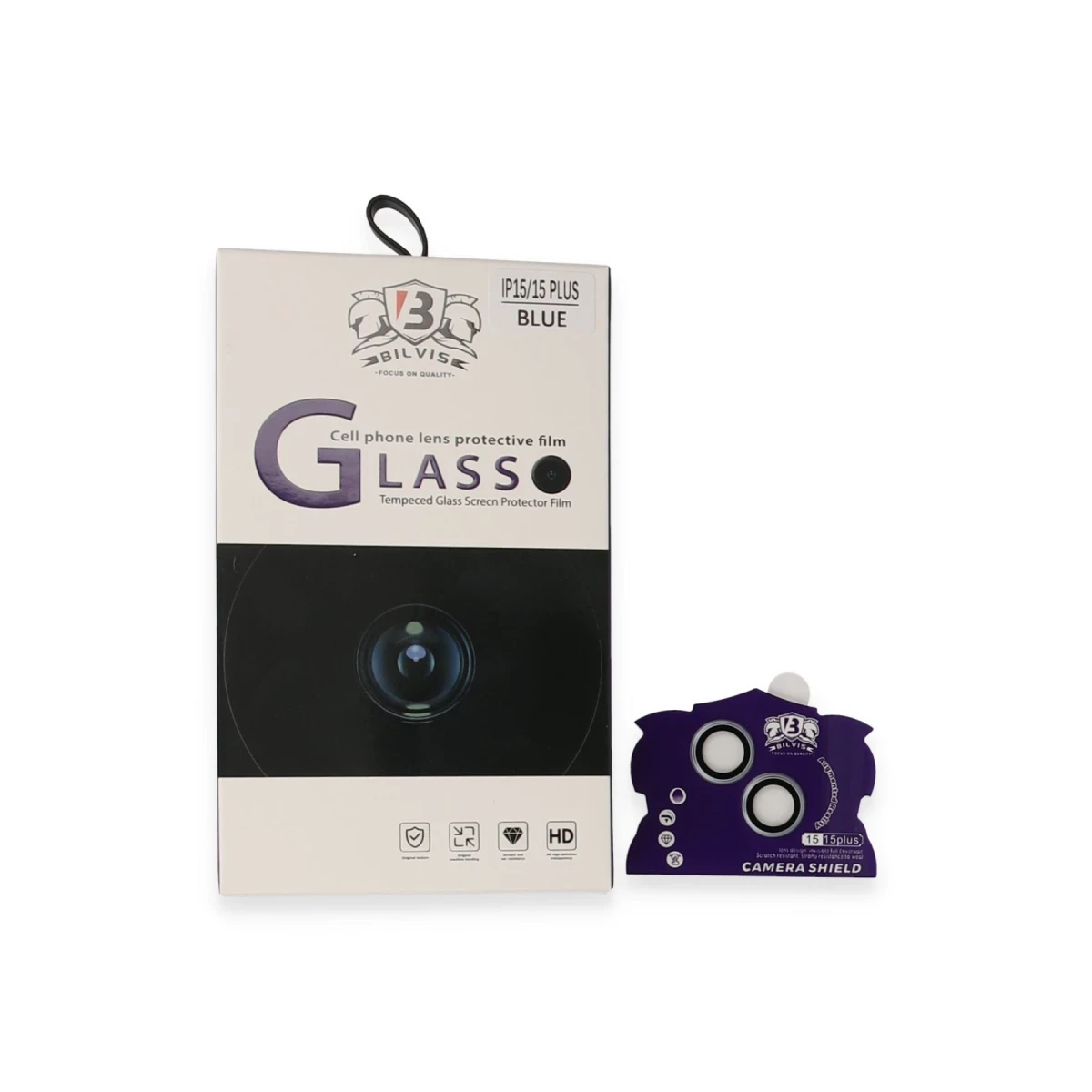 Newface Apple iPhone 15 Bilvis Titan Kamera Lens - Sierra Blue