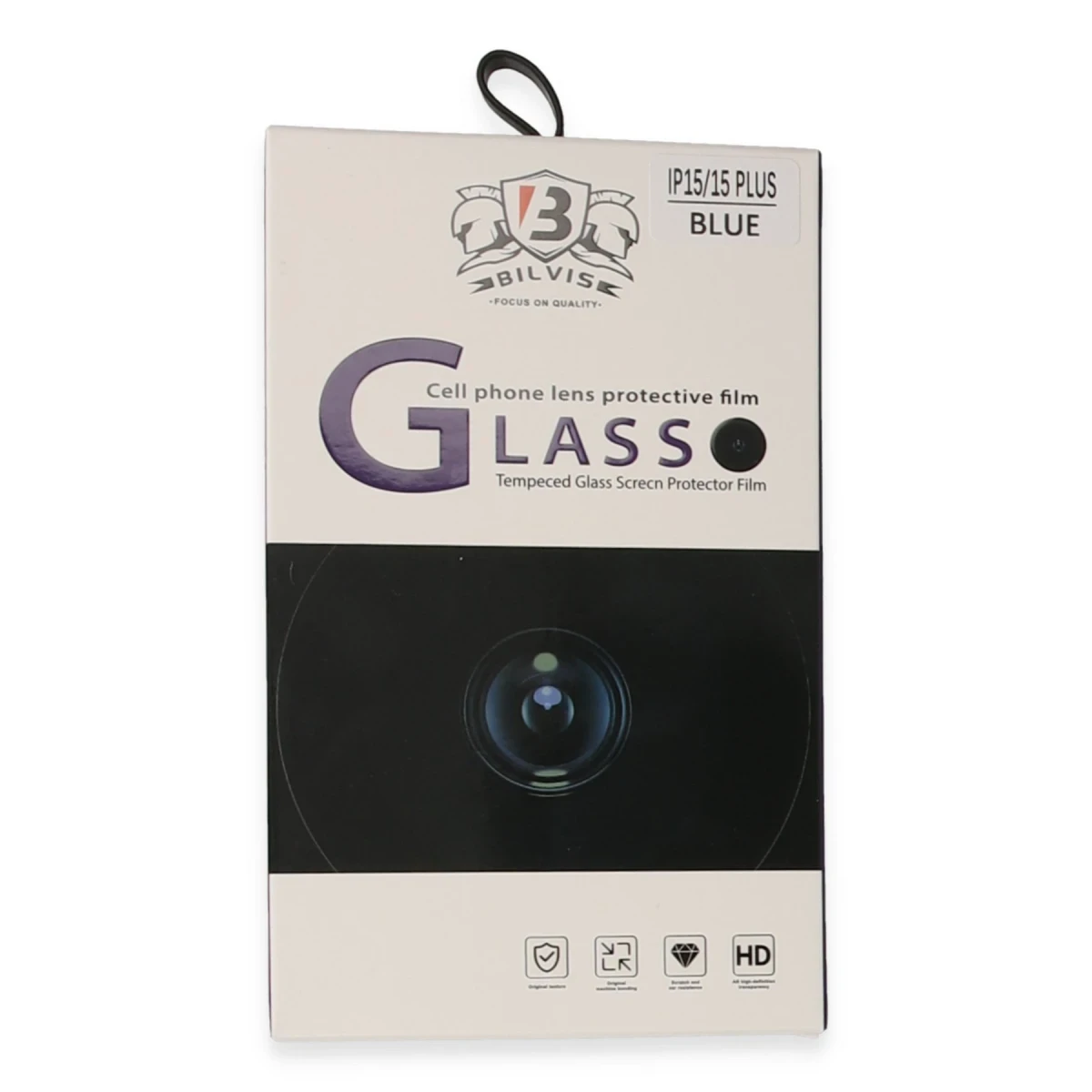 Newface Apple iPhone 15 Bilvis Titan Kamera Lens - Sierra Blue