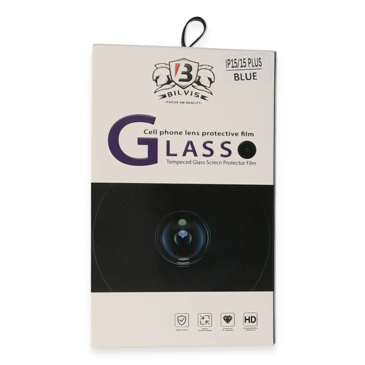 Newface Apple iPhone 15 Bilvis Titan Kamera Lens - Lacivert