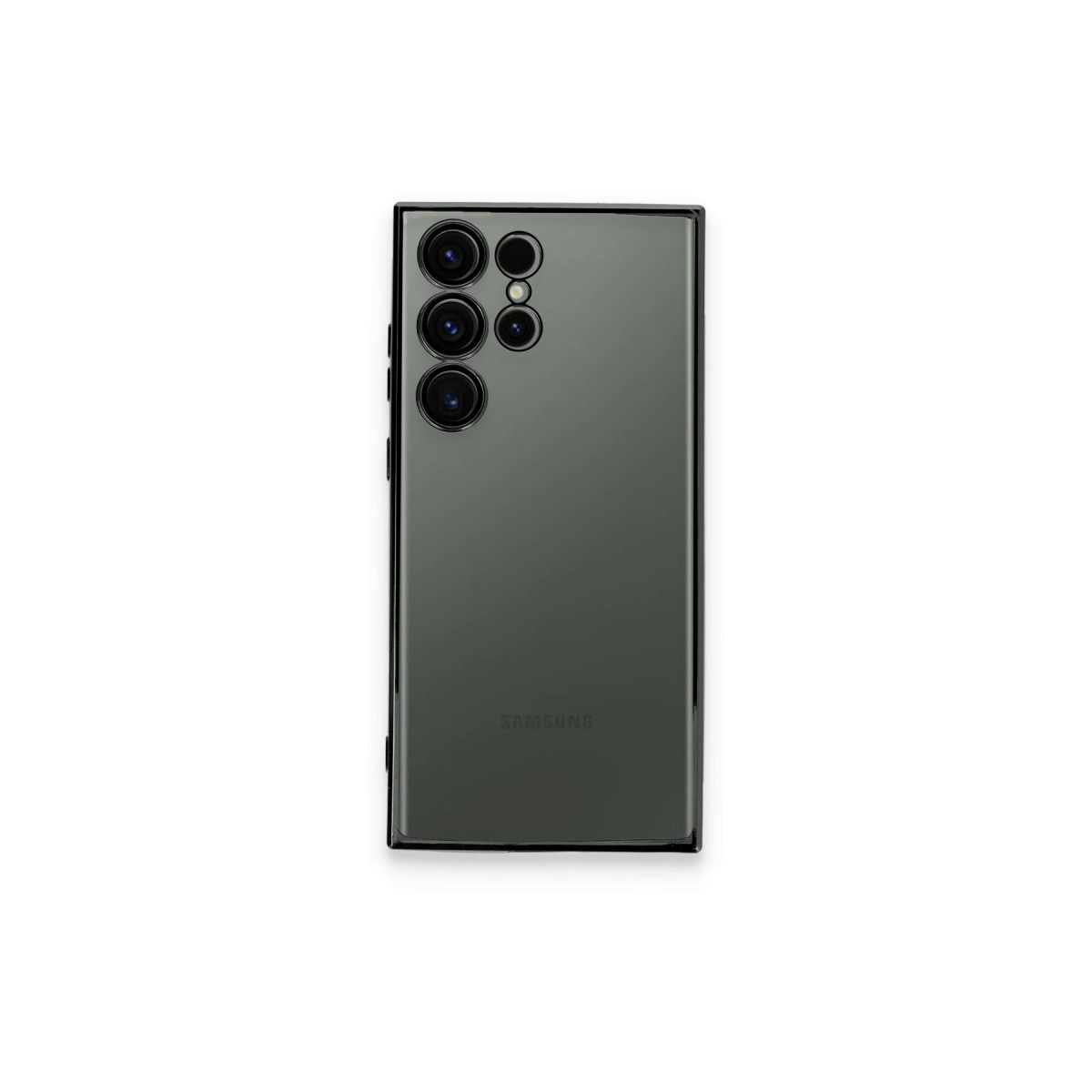 Newface Samsung Galaxy S23 Ultra Kılıf Razer Lensli Silikon - Siyah — görsel 11