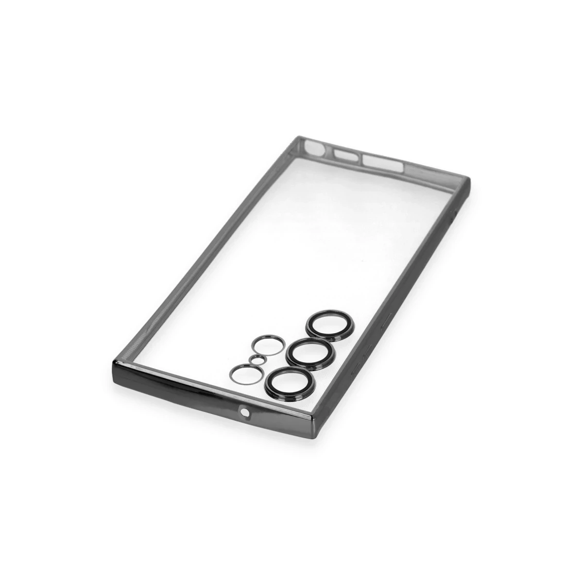 Newface Samsung Galaxy S23 Ultra Kılıf Razer Lensli Silikon - Siyah — görsel 9
