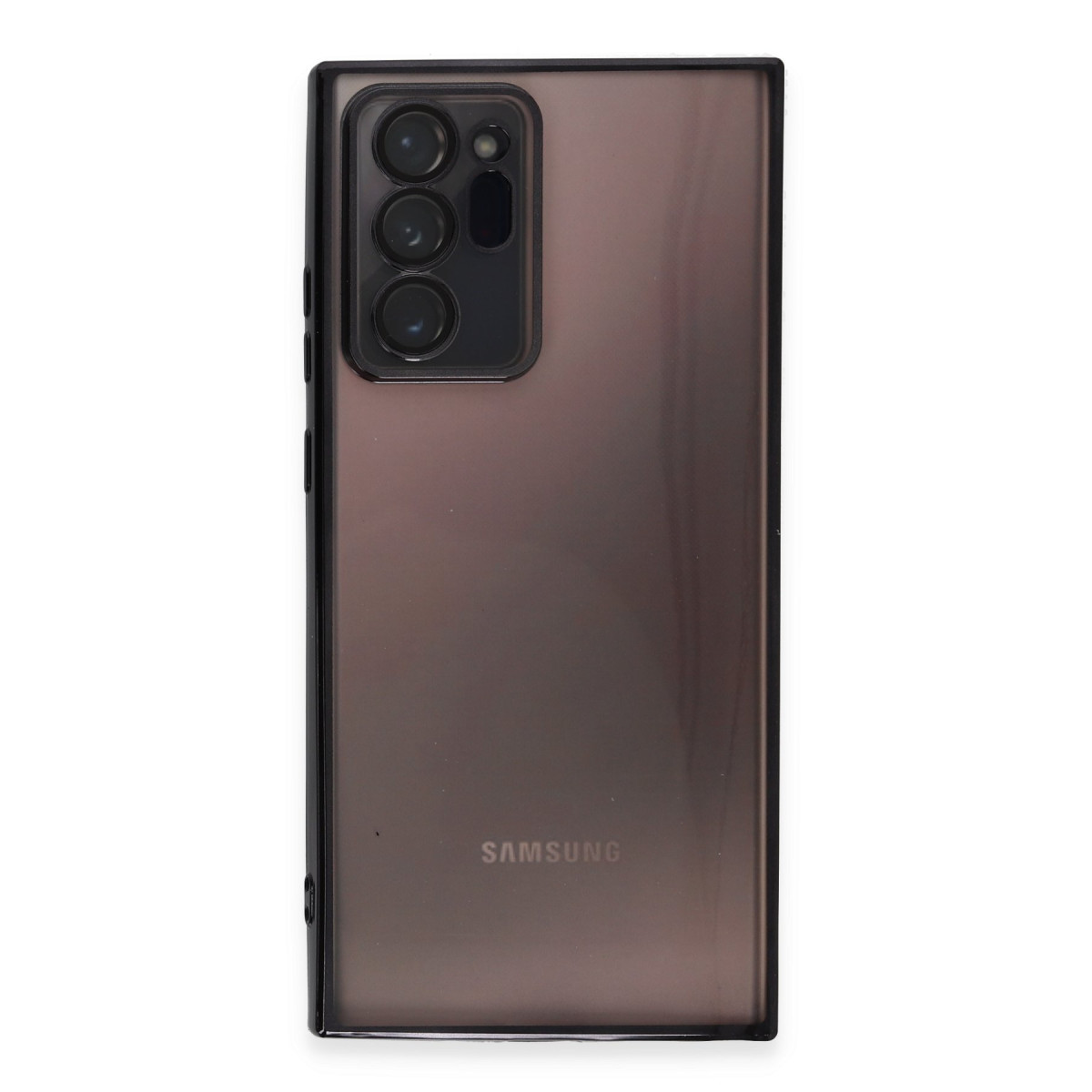Newface Samsung Galaxy Note 20 Ultra Kılıf Razer Lensli Silikon - Siyah — görsel 10