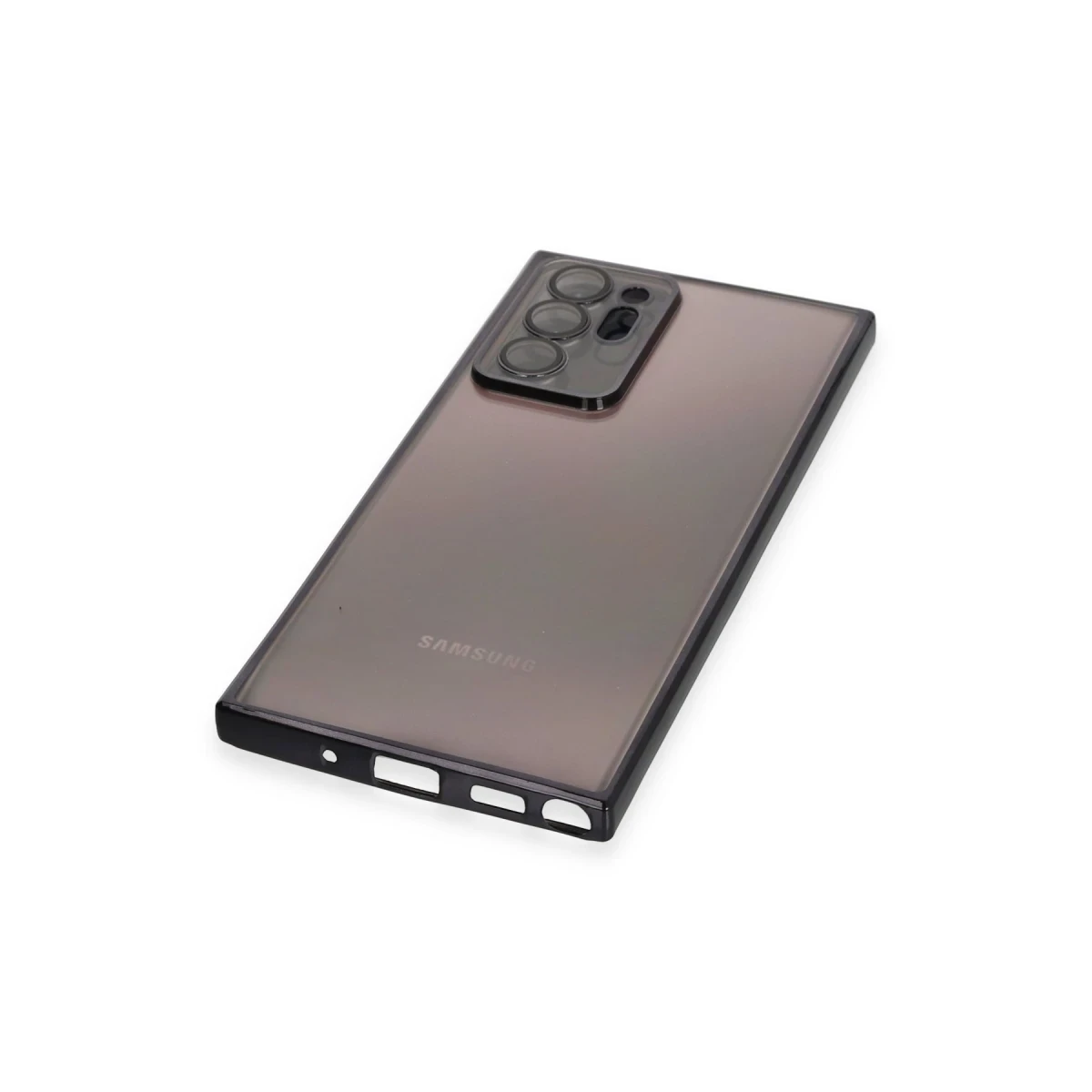 Newface Samsung Galaxy Note 20 Ultra Kılıf Razer Lensli Silikon - Siyah — görsel 8