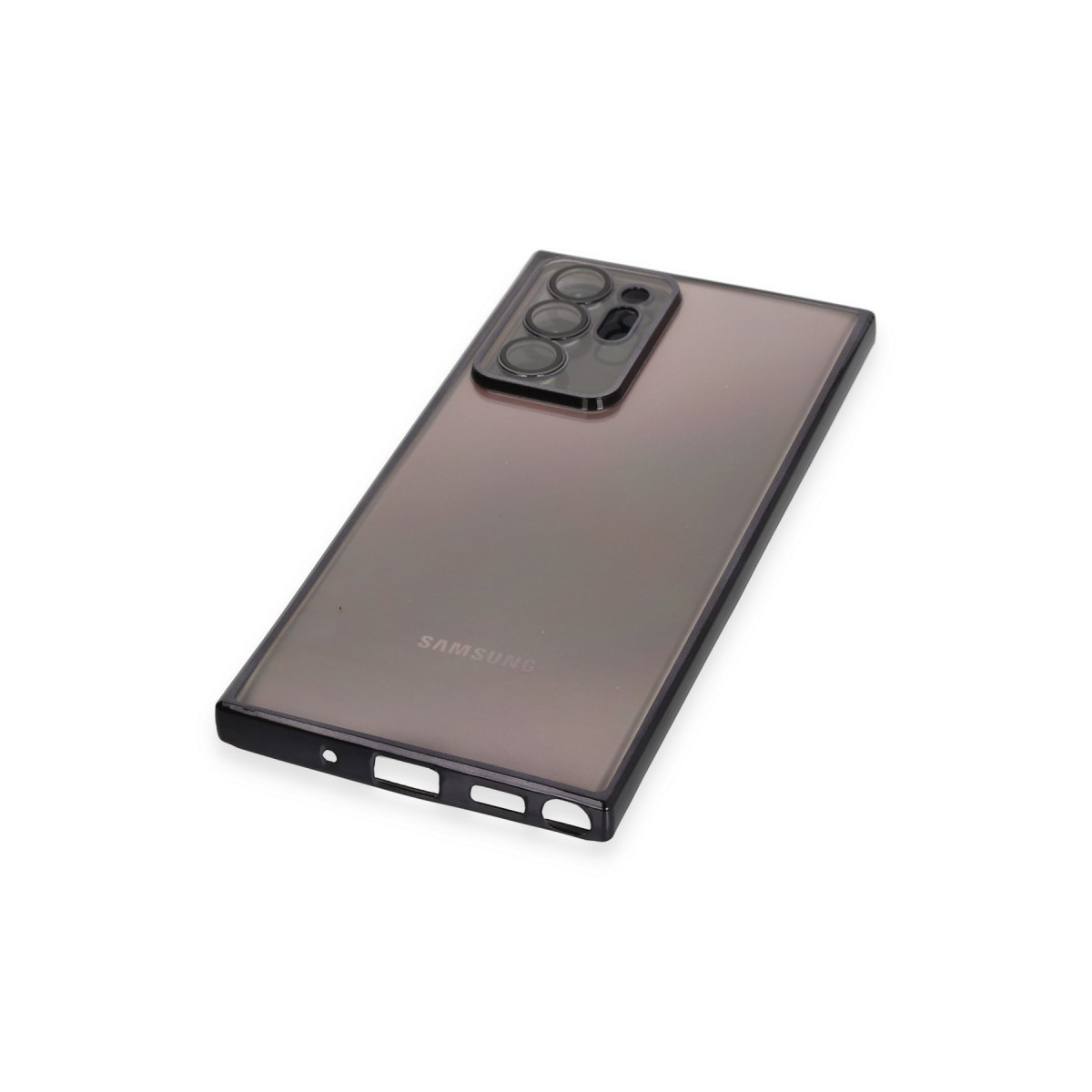 Newface Samsung Galaxy Note 20 Ultra Kılıf Razer Lensli Silikon - Siyah — görsel 12