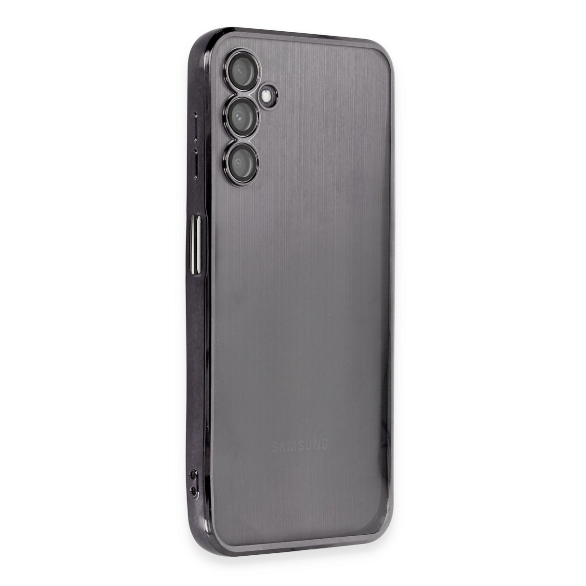 Newface Samsung Galaxy A14 4G Kılıf Razer Lensli Silikon - Siyah — görsel 9