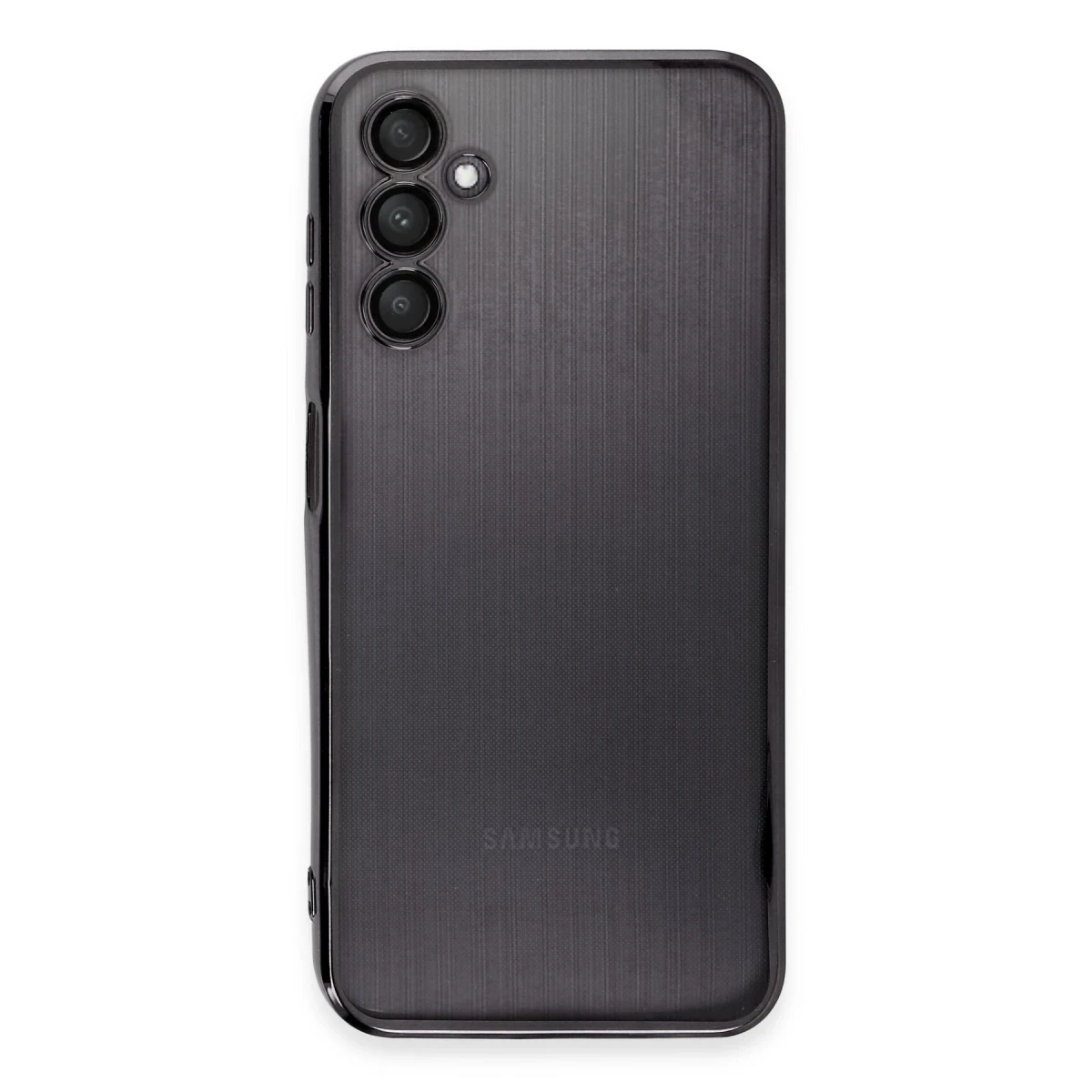 Newface Samsung Galaxy A14 4G Kılıf Razer Lensli Silikon - Siyah — görsel 6