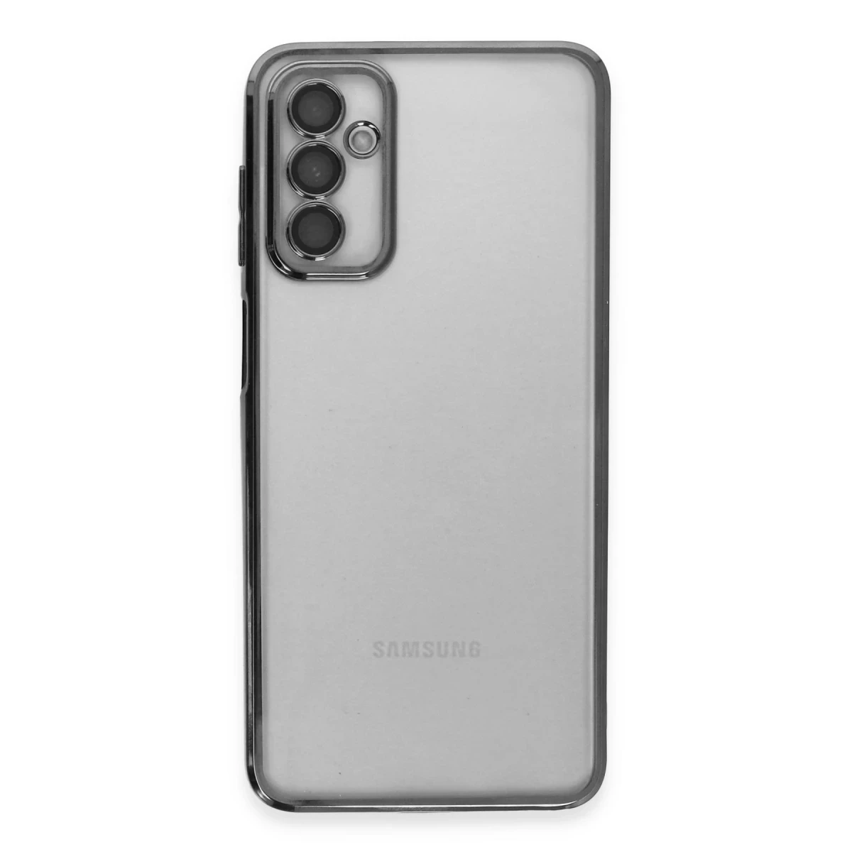 Newface Samsung Galaxy M23 Kılıf Razer Lensli Silikon - Siyah — görsel 6