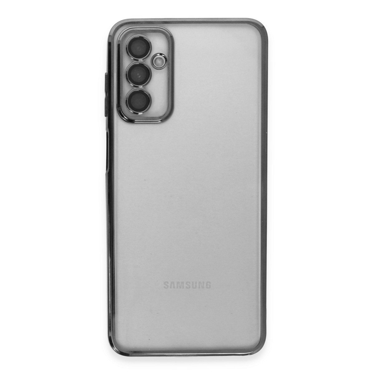 Newface Samsung Galaxy M23 Kılıf Razer Lensli Silikon - Siyah — görsel 10