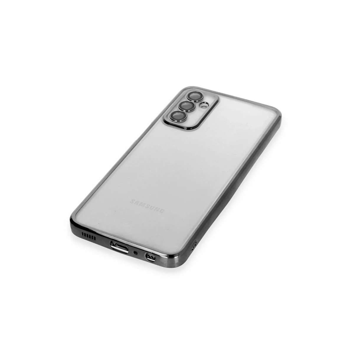 Newface Samsung Galaxy M23 Kılıf Razer Lensli Silikon - Siyah — görsel 8