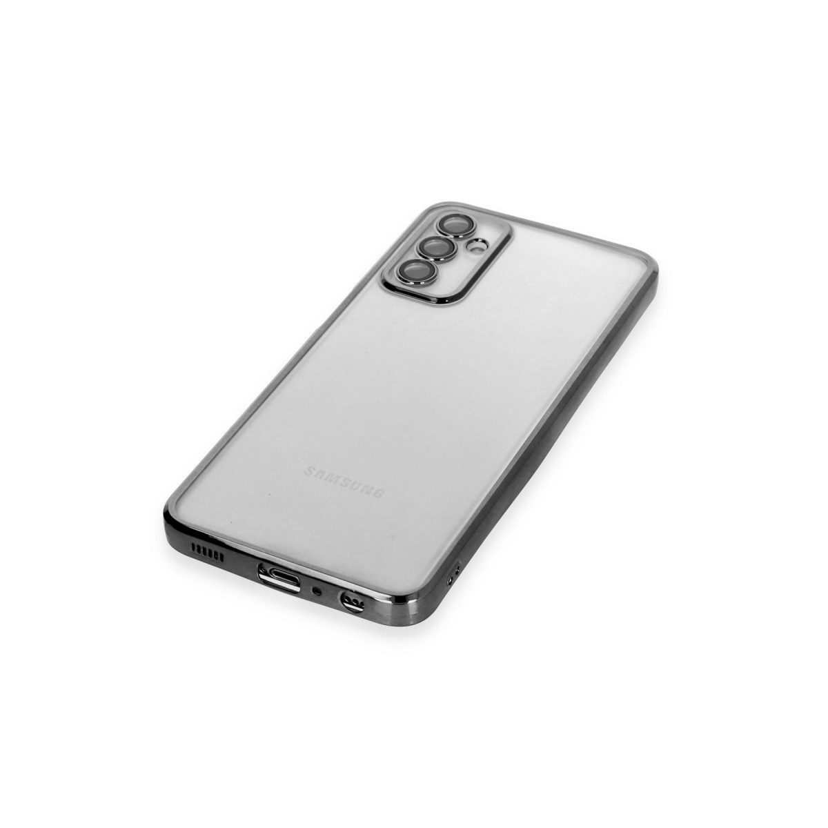 Newface Samsung Galaxy M23 Kılıf Razer Lensli Silikon - Siyah — görsel 12