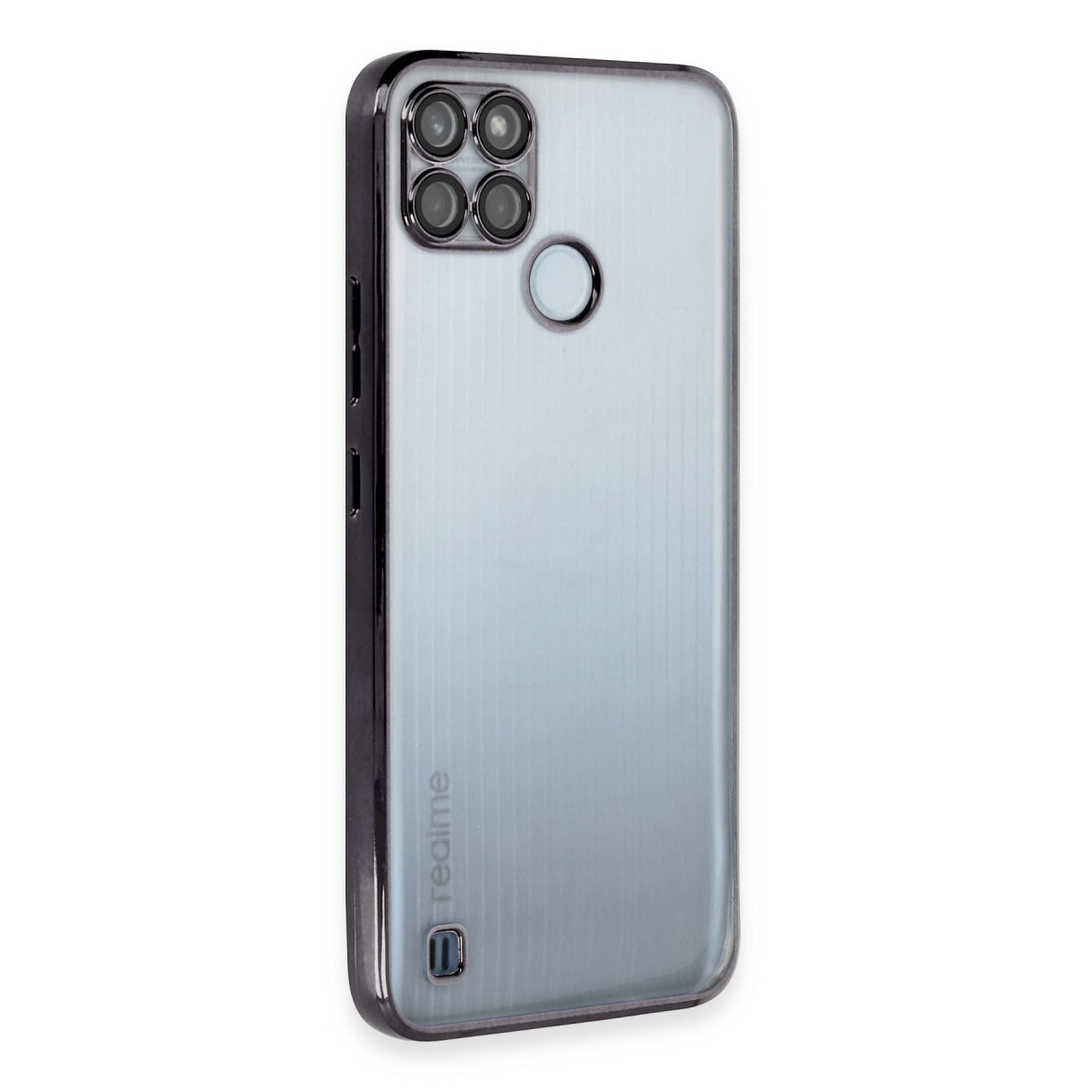 Newface Realme C25Y Kılıf Razer Lensli Silikon - Siyah — görsel 9