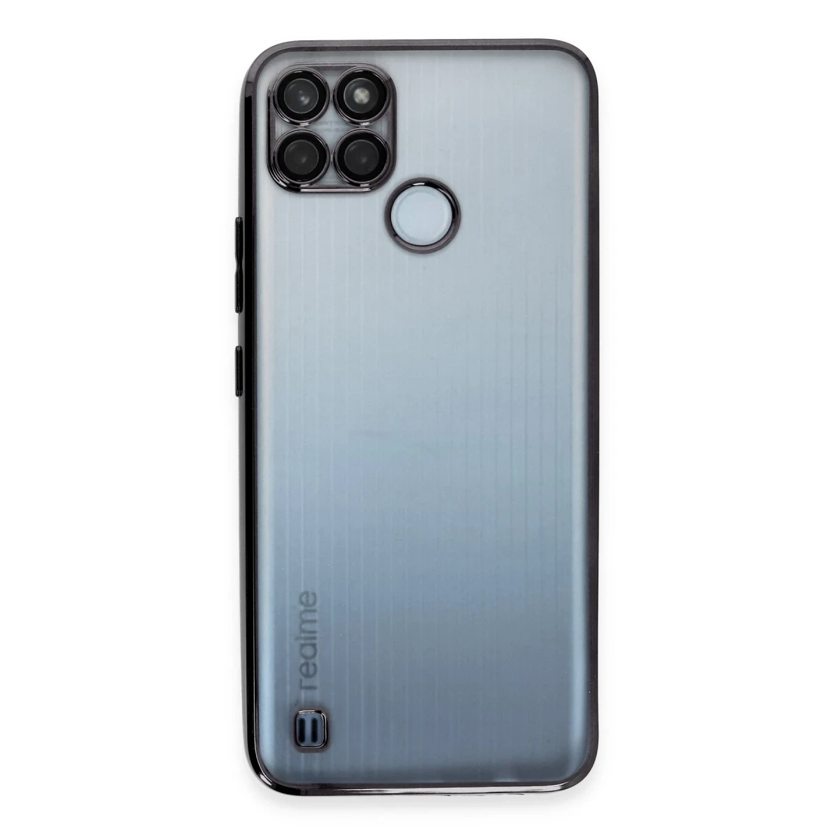 Newface Realme C25Y Kılıf Razer Lensli Silikon - Siyah — görsel 6