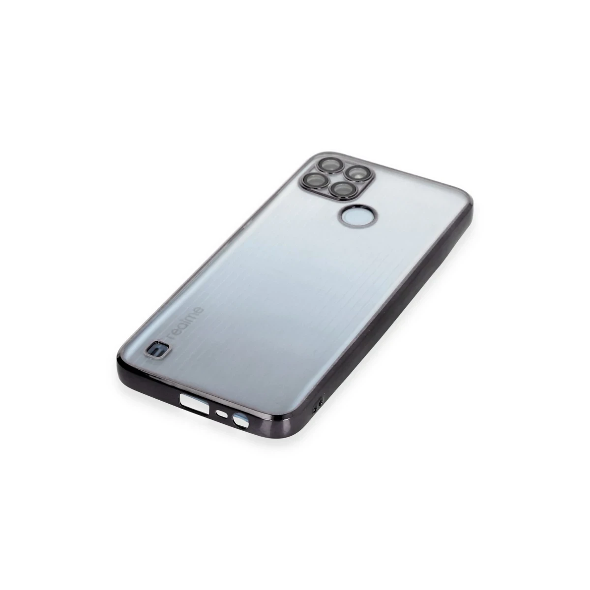 Newface Realme C25Y Kılıf Razer Lensli Silikon - Siyah — görsel 8