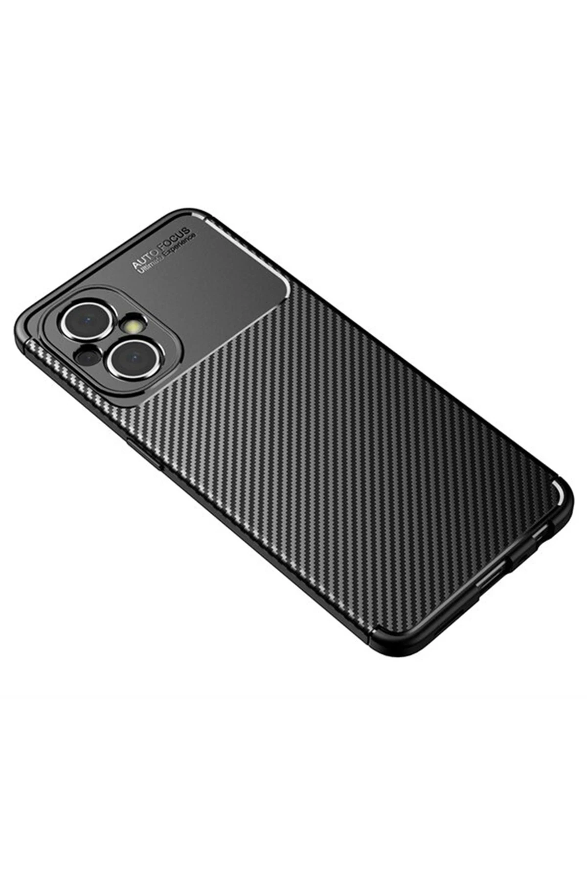 Newface Xiaomi Poco M5 Kılıf Auto Focus Karbon Kapak - Siyah — görsel 2