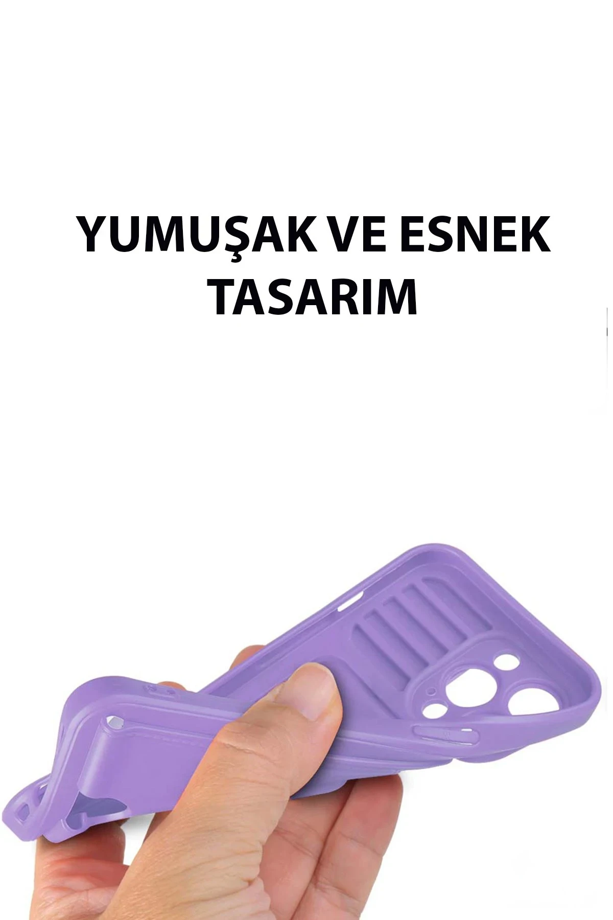 Newface Samsung Galaxy A55 5G Kılıf Zuma Kartvizitli Yüzüklü Silikon - Siyah — görsel 3