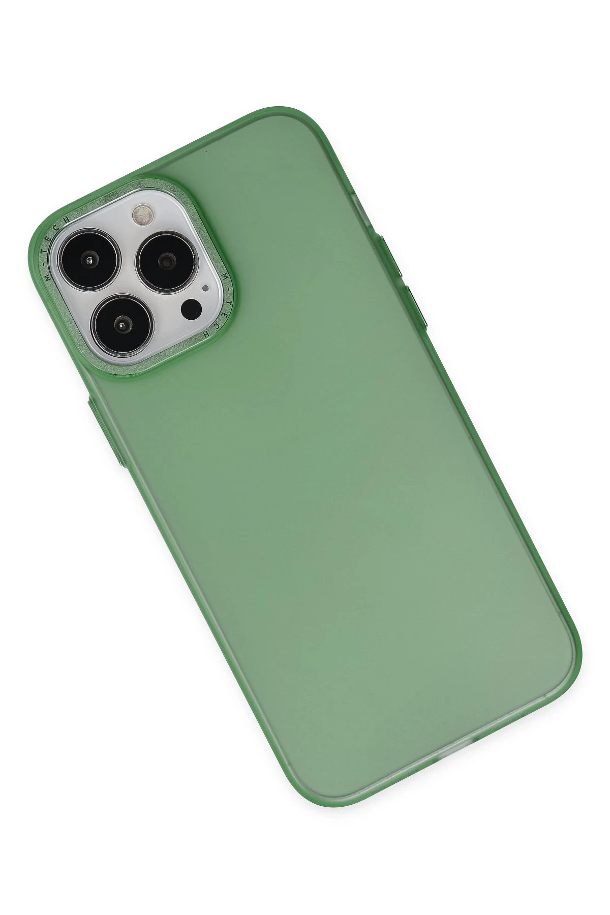 Newface iPhone 13 Pro Kılıf Modos Metal Kapak - Koyu Yeşil