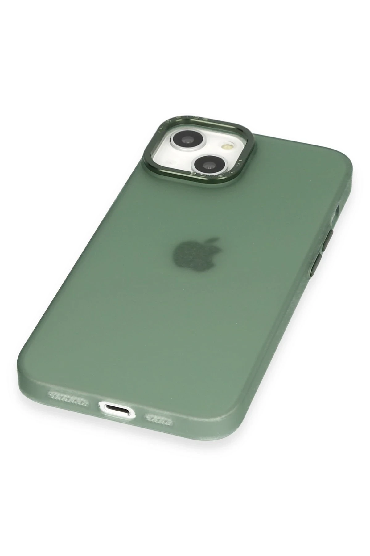 Newface Apple iPhone 14 Kılıf Modos Metal Kapak - Koyu Yeşil — görsel 4