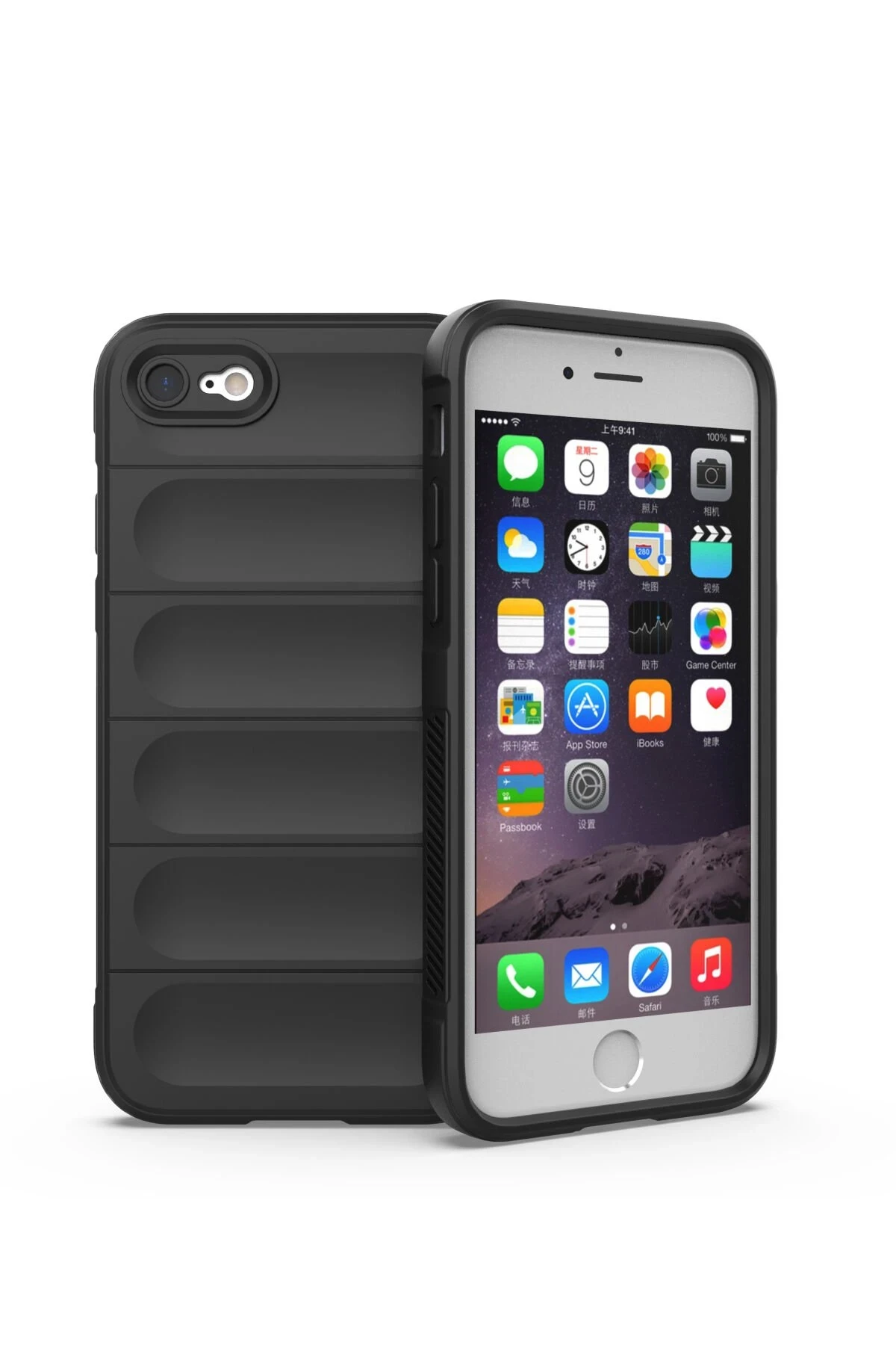 Newface Apple iPhone 7 Kılıf Optimum Silikon - Siyah