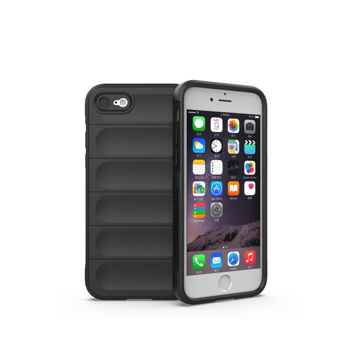 Newface Apple iPhone 7 Kılıf Optimum Silikon - Siyah — görsel 9