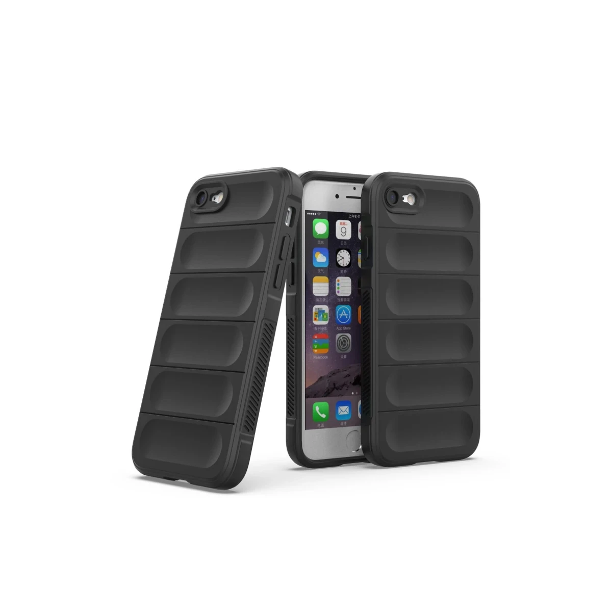 Newface Apple iPhone 7 Kılıf Optimum Silikon - Siyah — görsel 6