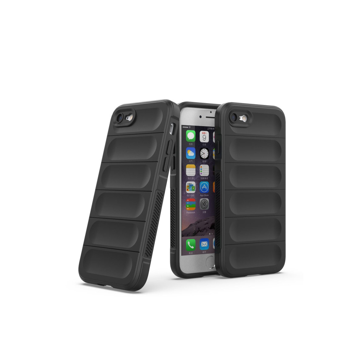 Newface Apple iPhone 7 Kılıf Optimum Silikon - Siyah — görsel 10