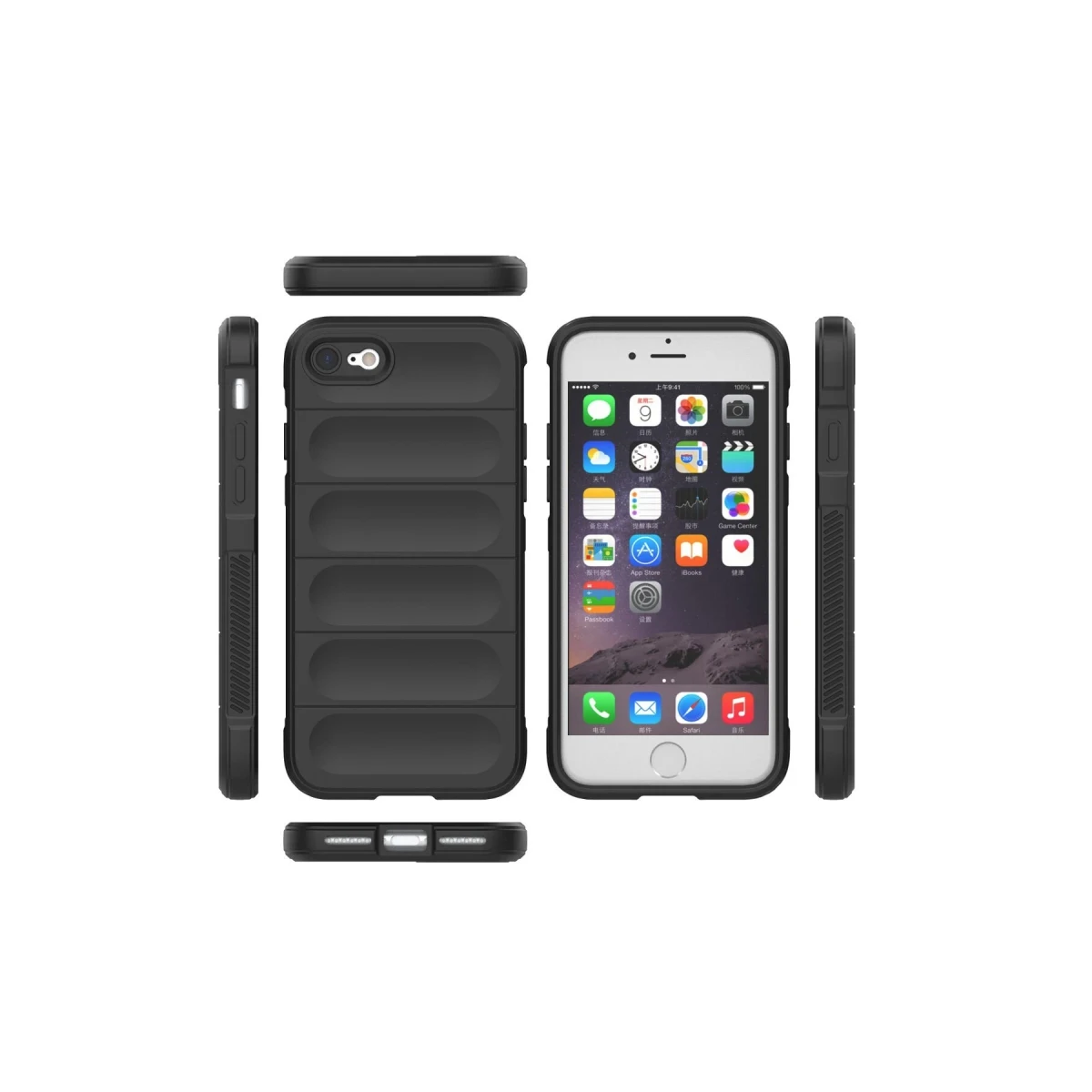 Newface Apple iPhone 7 Kılıf Optimum Silikon - Siyah — görsel 7