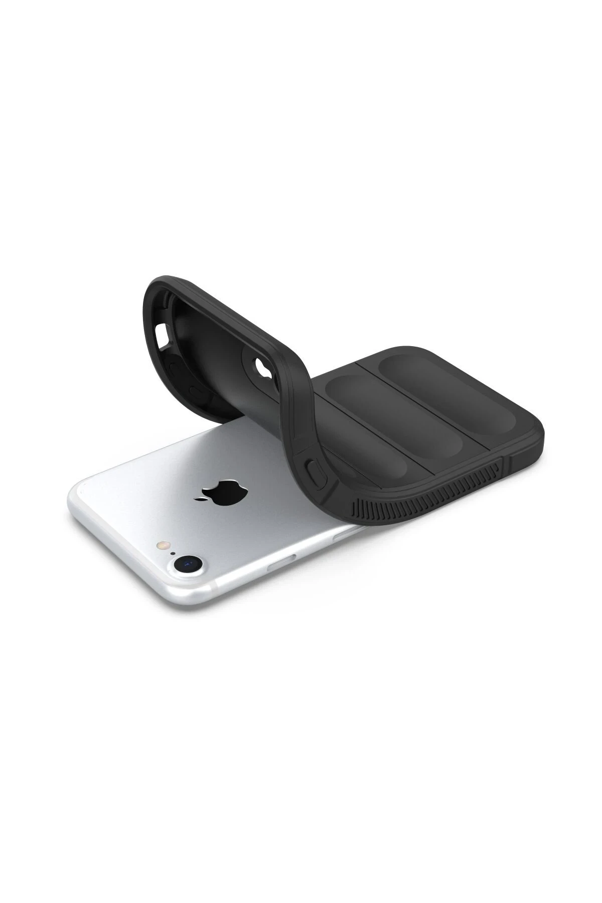 Newface Apple iPhone 7 Kılıf Optimum Silikon - Siyah — görsel 4