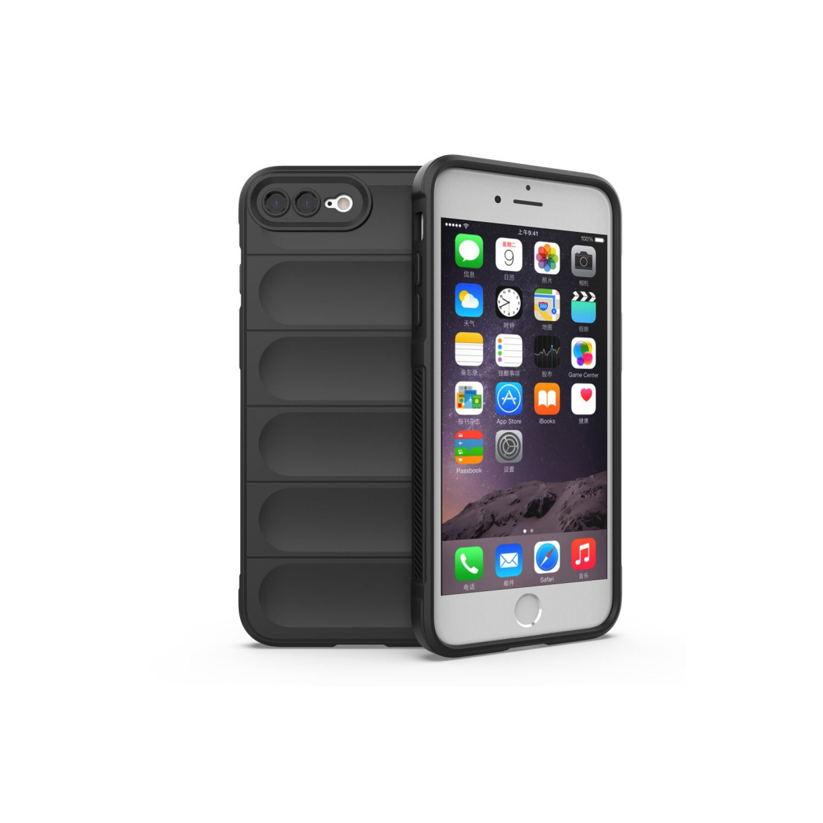 Newface Apple iPhone 7 Plus Kılıf Optimum Silikon - Siyah — görsel 9